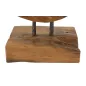 SCULTURA Moneta w Teakowym Drewnie Recyklingowym 30 x 13,5 x 40 cm (Sztuki Unikatowe - Niepowtarzalne)